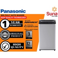 (Free Delivery Penang,Kedah&Perlis)Panasonic 8KG Top Load Washing Machine Mesin Basuh NA-F80VB7HRT N