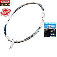 Apacs Asgardia Control【 Install with String】Yonex BG5 Badminton Racket -White Matt(1pcs)