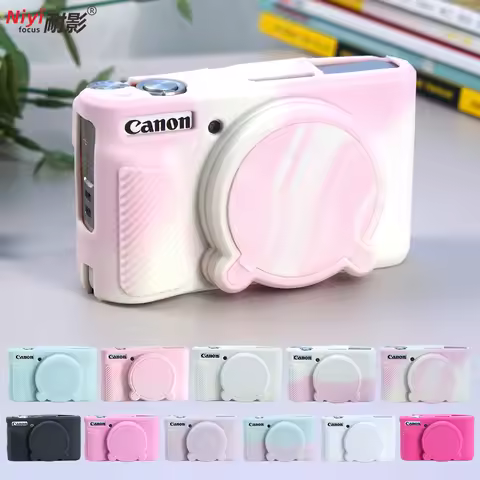 Camera Silicone Case for Canon SX730 SX740 Soft Silicone Protector Camera Cover Case Full Body Bag B