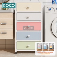 ROCO PP Plastic Drawer Wardrobe Clothes Organizer Furniture Large Capacity Drawer Cupboard 衣柜 Almari Pakaian Pakaian