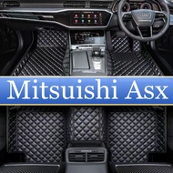 [READY STOCK] [ Mitsuishi Asx] Premium Leather Auto Mats Car Floor Mats Foot Pads Foot Liners Pedal 