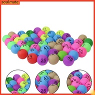 <ATs><Soulmate> 50Pcs Number 1-200 Assorted Color Lucky Dip Gaming Lottery Ping Pong Balls