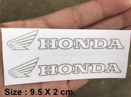 สติ๊กเกอร์ Honda สติกเกอร์ติดรถ รถมอเตอร์ไซค์ หมวกกันน็อค รถยนต์ สติกเกอร์ แต่งรถ ติดรถ ฮอนด้า Brembo Showa CBR Forza Wave Pcx Click Msx พื้นใส กันน้ำ ทนแดด