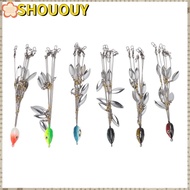 SHOUOUY 6PCS Umbrella Fishing Rig, 5 Arms  Alabama Umbrella Rigs, Simulated Wtih 8 Blades Stainless 