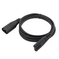 IEC-C7 to C8 Suffix Power Extension Cord 2 * 0.75 Square Power Supply Extension Cord 8-Shaped Round 