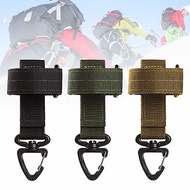 Outdoor Keychain Tactical Gear Clip Keeper Pouch Belt Keychain  Webbing Gloves Rope Holder Military