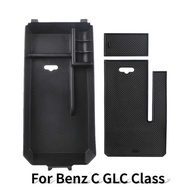 Car Armrest Storage Box Holder Tray for Mercedes Benz C GLC Class W205 C180 C200 C205 C253 C300 X253