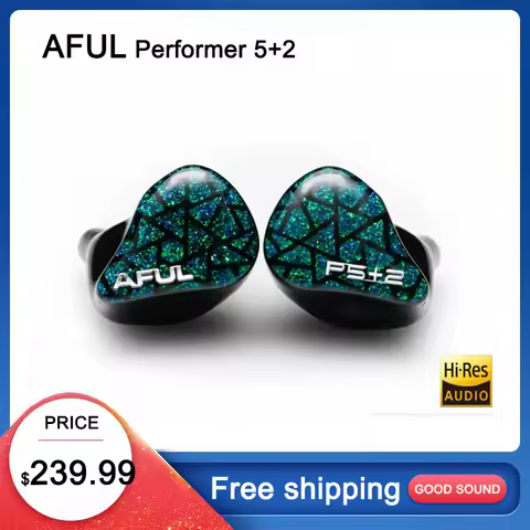 AFUL Performer 5+2 / Performer 7 2DD+4BA+1Micro Planar In Ear Monitor Earphones HiFi Wired Hybrid He