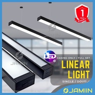 T8 LED Linear Light Lampu Panjang Kalimantang Casing LED Office Light Hanging Ceiling Lampu Panjang 
