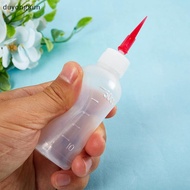 (duyongsun) 1Pc 50ml Jam Painting Squeeze Bottles With 7 Nozzles For Multi-Purpose Use Jam Pot Cake 