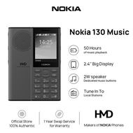 【Top Sales】HMD&Nokia 130 2G 2500mAh Long-Lasting Battery Dual Sim 2.4" Display 2W Loud Speakers Feat