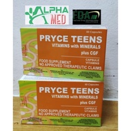PRYCE TEENS Food Supplement Multivitamins with Minerals plus CGF 50 Capsules