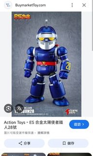 全新 ACTION TOYS ES合金 太陽之使者Q版鐵人28號
