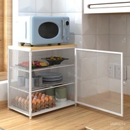 【High Quality】Multipurpose Cabinet Cupboard Kitchen Storage Cabinet Toilet Rack Metal/kabinet besi / rak besi kJxW