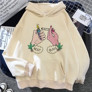 Weed hoodies women 2023 anime streetwear y2k aesthetic pulls women Fleece Hooded Shirt