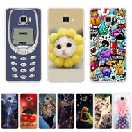 A32-Multicolor theme soft CPU Silicone Printing Anti-fall Back CoverIphone For Samsung Galaxy c5/c5 pro/c7/c7 pro/c9 pro