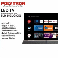 Tv LED Polytron 50 inch Android Smart Tv Soundbar