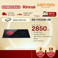 Rinnai Electric Hob - RB 7152HEF ZB Combi Ceramic Induction Built-In / Free Standing Hob | 76cm Cook