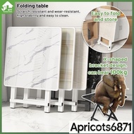 Folding table home dining table small square table 4 people dining table simple small table portable