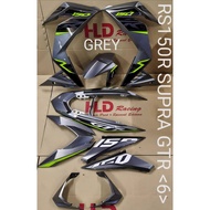 RS150 (V1)(V2) HLD COVERSET - SUPRA GTR 6 [ GREY ]