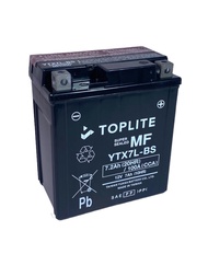 [HCM]Bình ắc quy xe máy Toplite YTX7L-BS (12V-7AH)