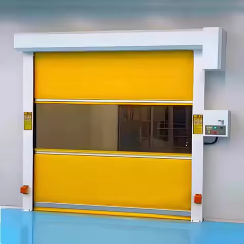 Food Factory Automatic Rapid Roller Shutter Door Industrial Pvc Fast Gate/High Speed PVC Fast Rollin