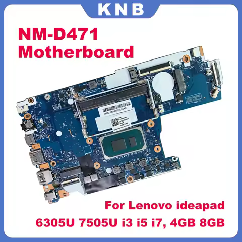 Tested Laptop Mainboard For Lenovo Ideapad NM-D471 Motherboard 3-15ITL6 3-14ITL6 i3-1115G4 i5-1135G7