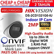 IP Cam HikVision 2MP Indoor Audio DS-2CD1321G0-IU - IP Cam PoE Hik Vision