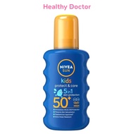 Nivea Sun Kids Protect & Care Spray นีเวีย สเปรย์กันแดด กันแดด SPF50 สำหรับเด็ก สูตรกันน้ำ ขนาด 200