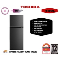 [DELIVERY KLANG VALLEY ONLY] TOSHIBA 2 DOOR FRIDGE 490L GR-RT559WE-PMY(06)