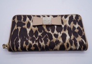 Dompet kate spade motif leopard