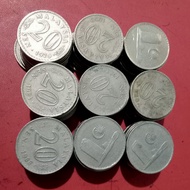 Koin kuno asing Malaysia seri gedung 20 sen coin tua TP15yf