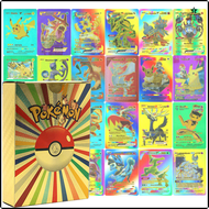 [Ssed] Echte Pokemon Bunte Karte Pikachu Charizard Mewtwo Englisch Französisch Deutsch Koreanische G