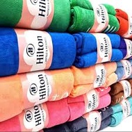 HILTON BATH TOWEL / TUALA MANDI HOTEL [PREMIUM QUALITY MICROFIBER] (SIZE: 140x70CM) HARGA BORONG
