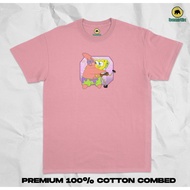 PATRICK & SPONGEBOB T-SHIRT - BFF T-SHIRT - CUTE CHARACTER CLOTHES - CHILDREN'S CARTOON T-SHIRT - VI
