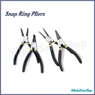 7" Inch Circlip Clip Plier Straight Bent Internal External Needle Snap Ring Retaining Clip Tool Playar Muncung Tirus