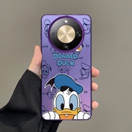 Honor X9d 5G HONOR X9d Donald Duck Case Colored Silver Hard Cover Cute Casing