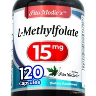 FITO MEDIC'S Lab Methylfolate Supplement, Folate Formula, 120 Capsules