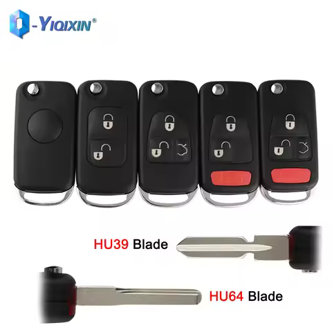 YIQIXIN Flip Car Remote Case Folding Key Shell For Mercedes Benz C E S ML SL ML55 AMG S500 SL500 W16