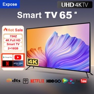 ทีวี 50 นิ้ว 55 นิ้ว  Smart TV สมาร์ททีวี 4K UHD LED Android TV โทรทัศน์ Wifi/Youtube/Nexflix รับประกัน 3 ปี