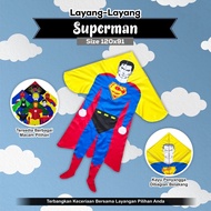 [INSTANT] CLOTH KITE | CHARACTER KITE | CARTOON KITE | JUMBO CHILDREN'S KITE | SUPERMAN KITE | JUMBO