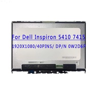 DP/N 0W2D6P 06HXWT 14.0 inch 1920x1080 IPS FHD 40PINS EDP 60hz LCD Screen Assembly For Dell Inspiron
