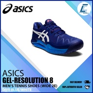 Asics Men's Gel-Resolution 8 Tennis Shoes (Wide/2E) (1041A113-405) (HH1)
