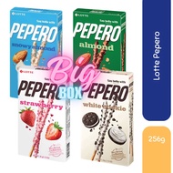 Lotte Pepero 256g | Almond | White Cookie | Strawberry | Snowy Almond