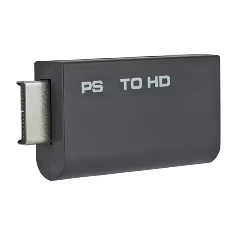 With 3.5mm Audio Output For PS2 To HDMI-Compatible Audio Video Converter Game Console To HDTV Monito