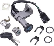 Moped Ignition Switch seat Key Lock Set Suitable for GY6 China 50cc 150cc Taotao Jonway Roketa Peace