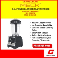 (PRE ORDER) MECK Power/Multipurpose Blender 3.0L MPB-326