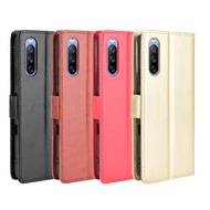 For Sony Xperia 1 III IV 5 II 10 VI ACE XZ3 8 XZ2 Phone Case Crazy Horse Pattern Leather Full Protection Back Cover