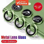 Camera Lens Protector Film for Samsung Galaxy A55 A35 A16 A15 A25 Back Lens Full Metal Ring Cover