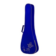 21吋烏克麗麗袋 扶桑花琴袋 深藍色 Flora Ukulele Bag